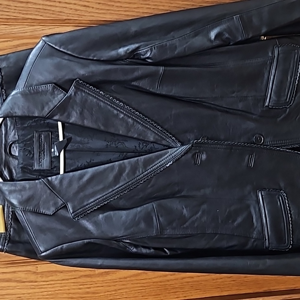 Jaclyn Smith Leather Women's Suit